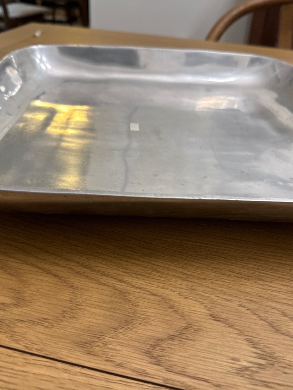 Aluminum/Pewter Alloy serving tray